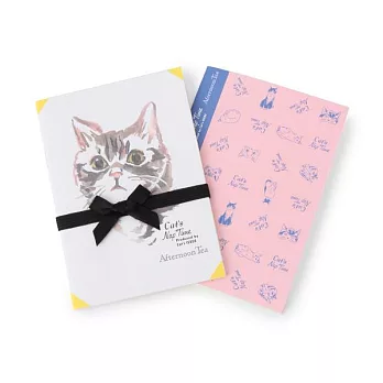 【Afternoon Tea】慵懶貓咪筆記本2入組