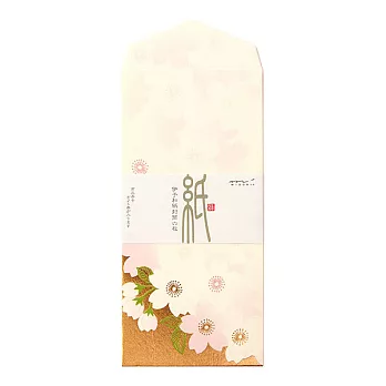 MIDORI JAPANWORKS日本名藝系列-金箔櫻花信封(金)