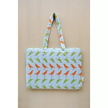 15"筆電收納包/台灣八哥5號/水藍