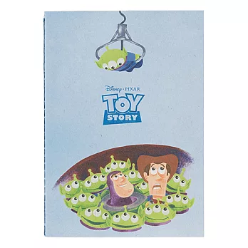 《sun-star》皮克斯趣味童心系列A5線裝筆記本(玩具總動員粉)