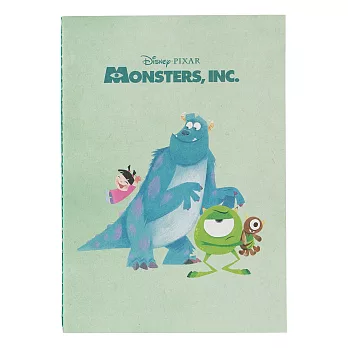 《sun-star》皮克斯趣味童心系列A5線裝筆記本(怪獸電力公司)