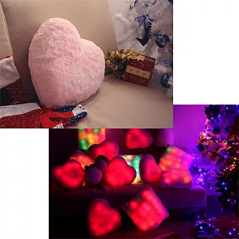 溫馨療癒發光抱枕(心型)