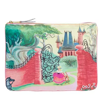 《sun-star》迪士尼復古繪本系列第二彈扁平化妝包(仙履奇緣)