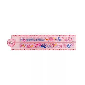 《sun-star》迪士尼繽紛刷色系列30cm折疊尺(米奇&米妮)