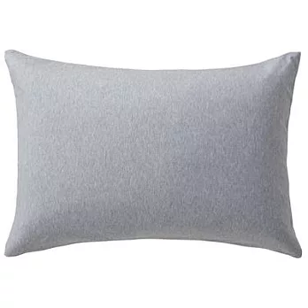[MUJI無印良品]有機棉天竺枕套/100/混藍