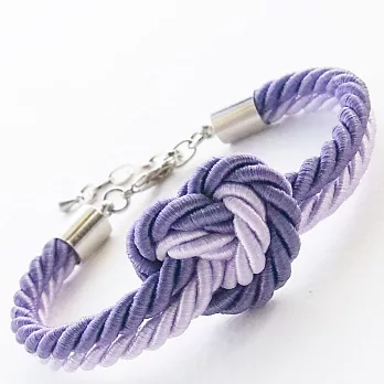 Elbraza時尚編織手鍊‧戀愛御守‧紫藤