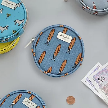 Livework JAM JAM森之旅防潑水小圓包-法式麵包