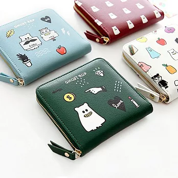 GMZ 頑皮鬼歡樂拉鍊短夾(S)V2-復古綠