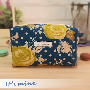 It’s mine 化妝包系列-暮光玫瑰-藍