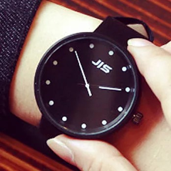 Watch-123 愛美甜心-糖果色童趣感點點時標腕錶 (4色任選)白時標