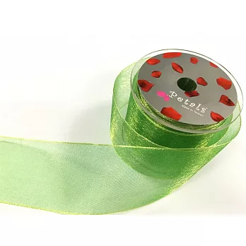 【Crystal Rose緞帶專賣店】Petals緞帶刺繡 -雙色雪紗帶38mm#05