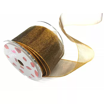 【Crystal Rose緞帶專賣店】Petals緞帶刺繡 -雙色雪紗帶38mm#41