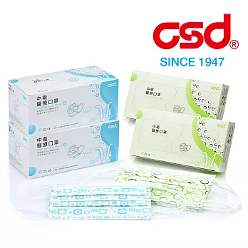 【中衛】醫療口罩M-時尚好心情4盒入