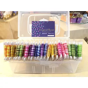 【Crystal Rose緞帶專賣店】Petals緞帶刺繡盒裝 -漸層&漸層雙耳帶共24色