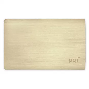 PQI Power 10000V 髮絲紋美型行動電源金色