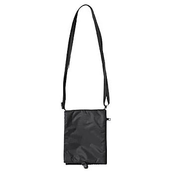 [MUJI無印良品]滑翔傘布肩背安全內袋(護照)黑16×13cm黑
