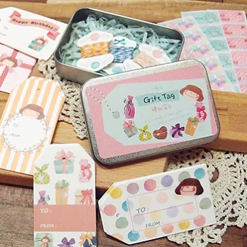 小蘑菇禮物吊卡-茶包型