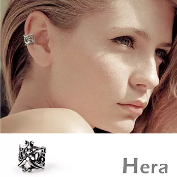 【Hera】赫拉 復古雲彩無耳洞耳環/耳骨夾-二色(銀色)