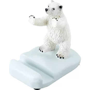 【magnet】造型手機座_北極熊