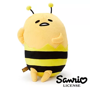 【日本進口正版】蛋黃哥 變裝系列 立體造型 絨毛玩偶/抱枕-蜜蜂款