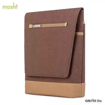 Moshi Aerio Lite 簡約側肩包可可棕