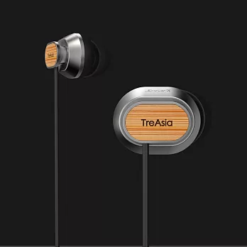 TreAsia x SPEarX - T+SO1全音域留聲耳機-耳道式/銀色