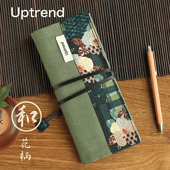 uptrend 和花柄筆袋．和歌山田舍暮吟 