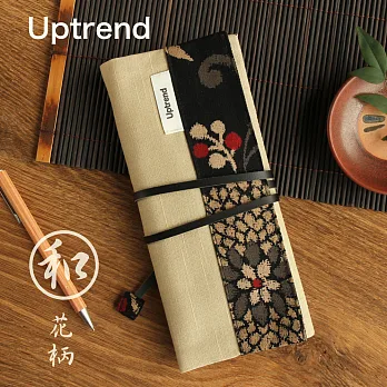 uptrend 和花柄筆袋.高野山月下花橼