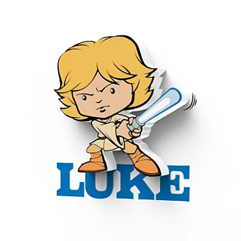3D Light FX -3D立體迷你夜燈Starwars星際大戰 盧克天行者Luke