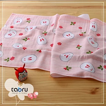 taoru 日本毛巾 和的風物詩_南天兔兔 34*90 cm