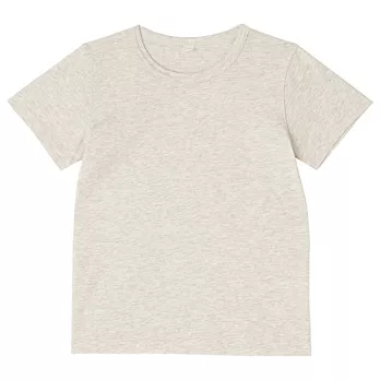 [MUJI無印良品]兒童有機棉每日兒童服短袖T恤110淺灰