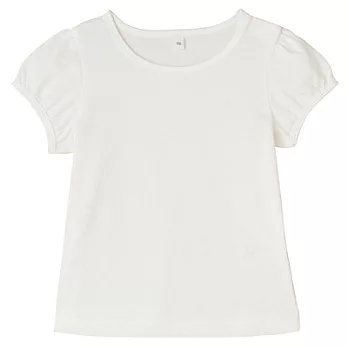 [MUJI無印良品]幼兒有機棉每日兒童服公主袖T恤80柔白