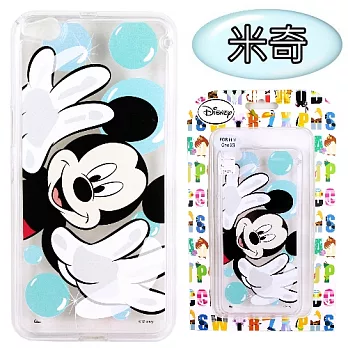 【Disney】HTC One X9 魔幻系列 彩繪透明保護軟套米奇