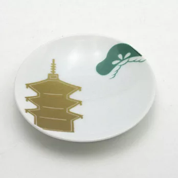 【西海陶器】日本印象手鹽皿_塔與松