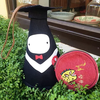 layoo 來喲│畢業季!怪獸童畫零錢包(小大爺)小大爺