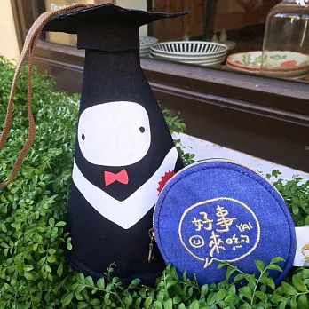 la yoo來喲│畢業季!寶石藍好事來喲零錢包寶石藍