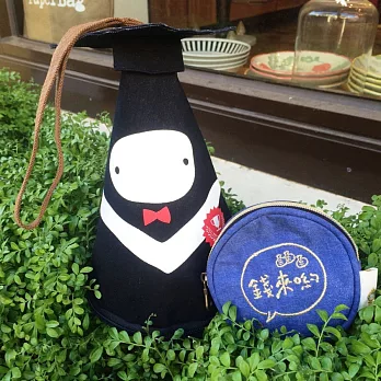 la yoo來喲│畢業季!寶石藍錢來喲零錢包寶石藍