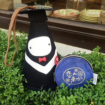 la yoo來喲│畢業季!寶石藍戀人來喲零錢包寶石藍