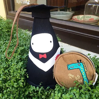 layoo 來喲│畢業季!怪獸童畫零錢包(撞頭頭)撞頭頭