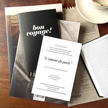 Seeso 法國街頭空白筆記本-浪漫之愛