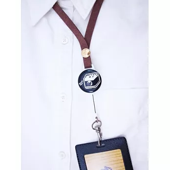 馬卡龍戴式伸縮識別證--愛拍照系列,伸縮識別證立體相機