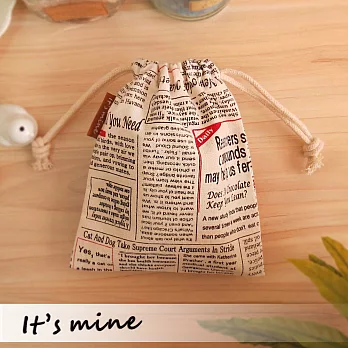 It’s mine 收納袋《S》系列-早安!紐約-米