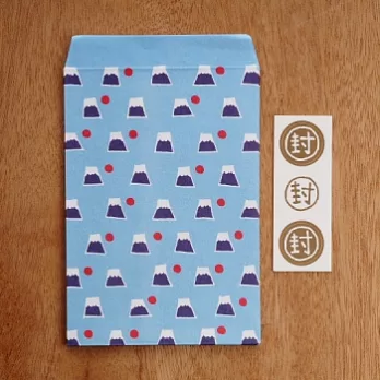 【伊予和紙】和紙包裝袋(8入)_富士山