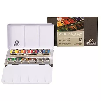 林布蘭 塊狀水彩12色