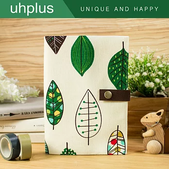 uhplus Fabric Diary 布手帳-葉子