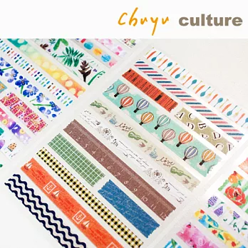 珠友 紙膠帶貼紙/手帳 日誌 相冊 日記 禮品 卡片裝飾貼/4包入