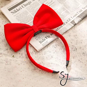 【SJ】小魔女宅急便同款蝶結造型髮箍-紅色