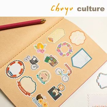 珠友 裝飾貼紙包/手帳 日誌 相冊 禮品 卡片裝飾貼/2包入