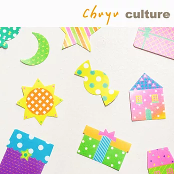 珠友 裝飾貼紙包/手帳 日誌 相冊 禮品 卡片裝飾貼/4包入