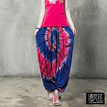 【潘克拉】全綁染飛鼠褲-F FREE染色